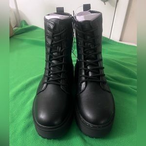 A New Day - Black Erin Combat Boots